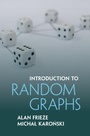 Cover: Introduction to Random Graphs - Cambridge University Press