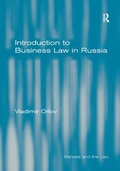 Cover: Introduction to Business Law in Russia - Routledge