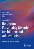 Cover: Handbook of Borderline Personality Disorder in Children and Adolescents - Springer