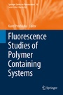 Cover: Fluorescence Studies of Polymer Containing Systems - Springer