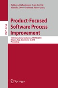 Cover: Product-Focused Software Process Improvement - Springer