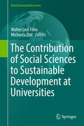 Cover: The Contribution of Social Sciences to Sustainable Development at Universities - Springer