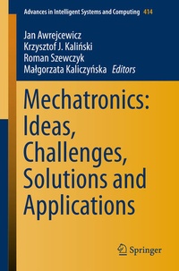 Enlarge image Cover: Mechatronics: Ideas, Challenges, Solutions and Applications - Springer