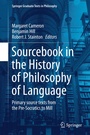 Cover: Sourcebook in the History of Philosophy of Language - Springer