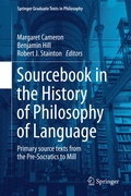 Cover: Sourcebook in the History of Philosophy of Language - Springer