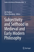 Cover: Subjectivity and Selfhood in Medieval and Early Modern Philosophy - Springer