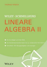 Abbildung von: Wiley-Schnellkurs Lineare Algebra II - Wiley-VCH