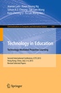 Cover: Technology in Education. Technology-Mediated Proactive Learning - Springer