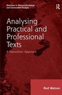 Cover: Analysing Practical and Professional Texts - Routledge