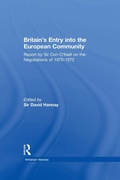Cover: Britain's Entry into the European Community - Routledge