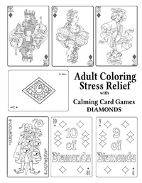 Enlarge image Cover: Adult Coloring Stress Relief with Calming Card Games - Quillpen Pty Ltd T/A Leaves of Gold Press