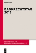 Cover: Bankrechtstag 2015 - De Gruyter