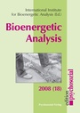 Cover: Bioenergetic Analysis 18 (2008) - edition psychosozial