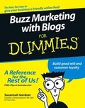 Cover: Buzz Marketing with Blogs For Dummies - Hungry Minds Inc,U.S.