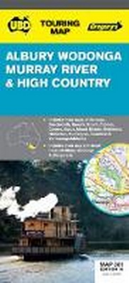Abbildung von: Albury Wodonga Murray River & High Country Map 381 16th ed - UBD Gregory's