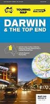 Abbildung von: Darwin & the Top End Map 590 19th ed - UBD Gregory's