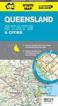 Abbildung von: UBD Gregorys Queensland State and Cities Map 419 5th - UBD Gregory's