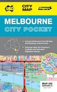 Abbildung von: Melbourne City Pocket Map 360 15th ed - UBD Gregory's