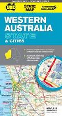 Abbildung von: Western Australia State & Cities map 619 5th - UBD Gregory's