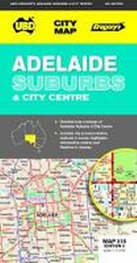 Abbildung von: Adelaide Suburbs & City Centre Map 518 6th ed - UBD Gregory's