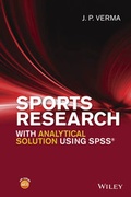 Cover: Sports Research with Analytical Solution using SPSS - Wiley