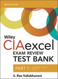 Abbildung von: Wiley CIAexcel Exam Review 2018 Test Bank - Wiley
