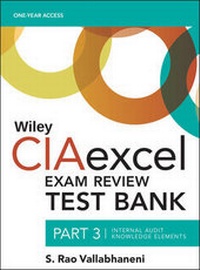 Abbildung von: Wiley CIAexcel Exam Review 2018 Test Bank - Wiley