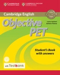 Cover: Objective PET Student's Book with Answers with CD-ROM with Testbank - Cambridge University Press