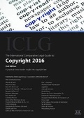 Cover: The International Comparative Legal Guide to: Copyright 2016 - Global Legal Group Ltd