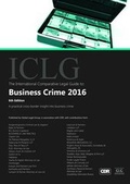 Cover: The International Comparative Legal Guide to: Business Crime 2016 - Global Legal Group Ltd
