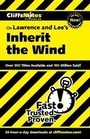 Cover: CliffsNotes on Lawrence and Lee's Inherit the Wind - Cliffs Notes Inc.,U.S.