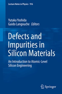 Abbildung von: Defects and Impurities in Silicon Materials - Springer