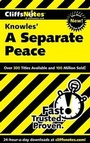Cover: CliffsNotes on Knowles' A Separate Peace - Cliffs Notes Inc.,U.S.