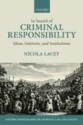 Cover: In Search of Criminal Responsibility - Oxford University Press