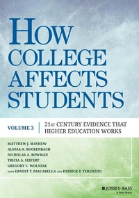 Enlarge image Cover: How College Affects Students - Jossey-Bass