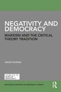 Cover: Negativity and Democracy - Routledge