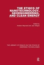 Cover: The Ethics of Nanotechnology, Geoengineering, and Clean Energy - Routledge