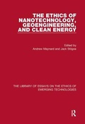 Cover: The Ethics of Nanotechnology, Geoengineering, and Clean Energy - Routledge