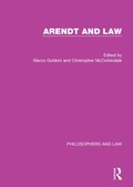 Cover: Arendt and Law - Routledge