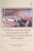 Cover: National and Regional Parliaments in the EU-Legislative Procedure Post-Lisbon - Hart Publishing