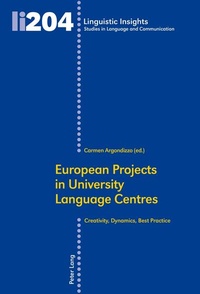 Enlarge image Cover: European Projects in University Language Centres - Peter Lang Verlag