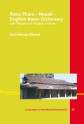 Cover: Rana Tharu - Nepali - English Basic Dictionary with Nepali and English Indices - LINCOM GmbH