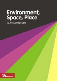 Enlarge image Cover: Environment, Space, Place: Spring 2015 Volume 7, Issue 1 - Zeta Books