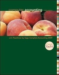 Abbildung von: Computer Accounting with Peachtree by Sage Complete Accounting 2009 - McGraw Hill Higher Education