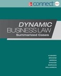 Cover: Dynamic Business Law: Summarized Cases with Connect Access Card - Irwin/McGraw-Hill