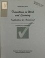 Cover: Transitions in Work and Learning - National Academies Press