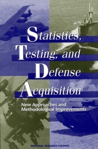 Enlarge image Cover: Statistics, Testing, and Defense Acquisition - National Academies Press