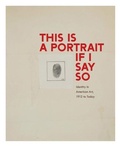 Cover: This Is a Portrait If I Say So - Yale University Press