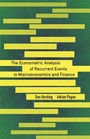 Cover: The Econometric Analysis of Recurrent Events in Macroeconomics and Finance - Princeton University Press