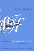 Cover: Towards a Francophone Community - De Gruyter